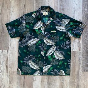 Dark Tropical Button Up Shirt